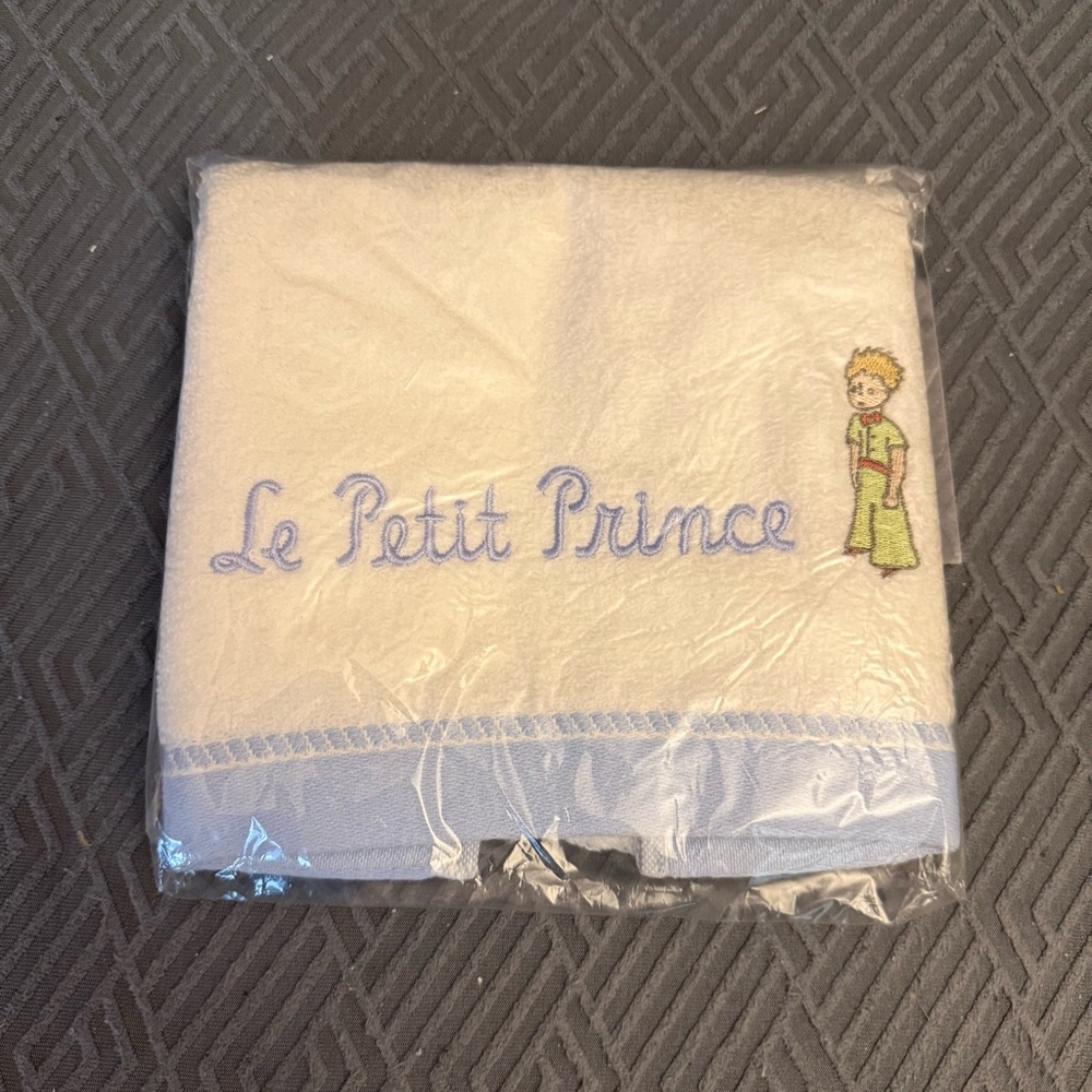 Brand New Le Petit Prince Long Towel From Japan Hakone Museum White 100% Cotton